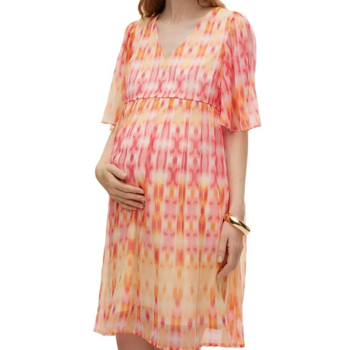 Robe de Grossesse Orange/ Femme Vero Moda Maternity