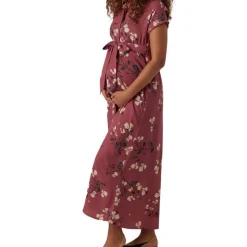 Robe de Grossesse Prune Femme Vero Moda Marternity Tie