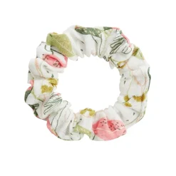 Robe enfant en gaze de coton + chouchou Pivoina