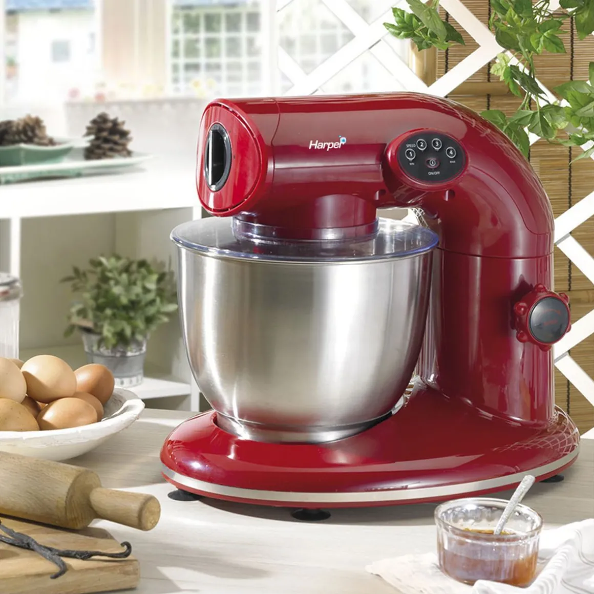 Robot pâtissier AK80 - Rouge