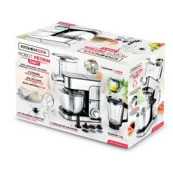 Robot pâtissier multifonction 3 en 1 avec hachoir ANTARA - Inox