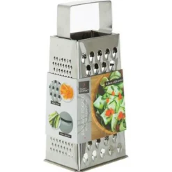 Râpe 4 Faces Inox 24cm Argent