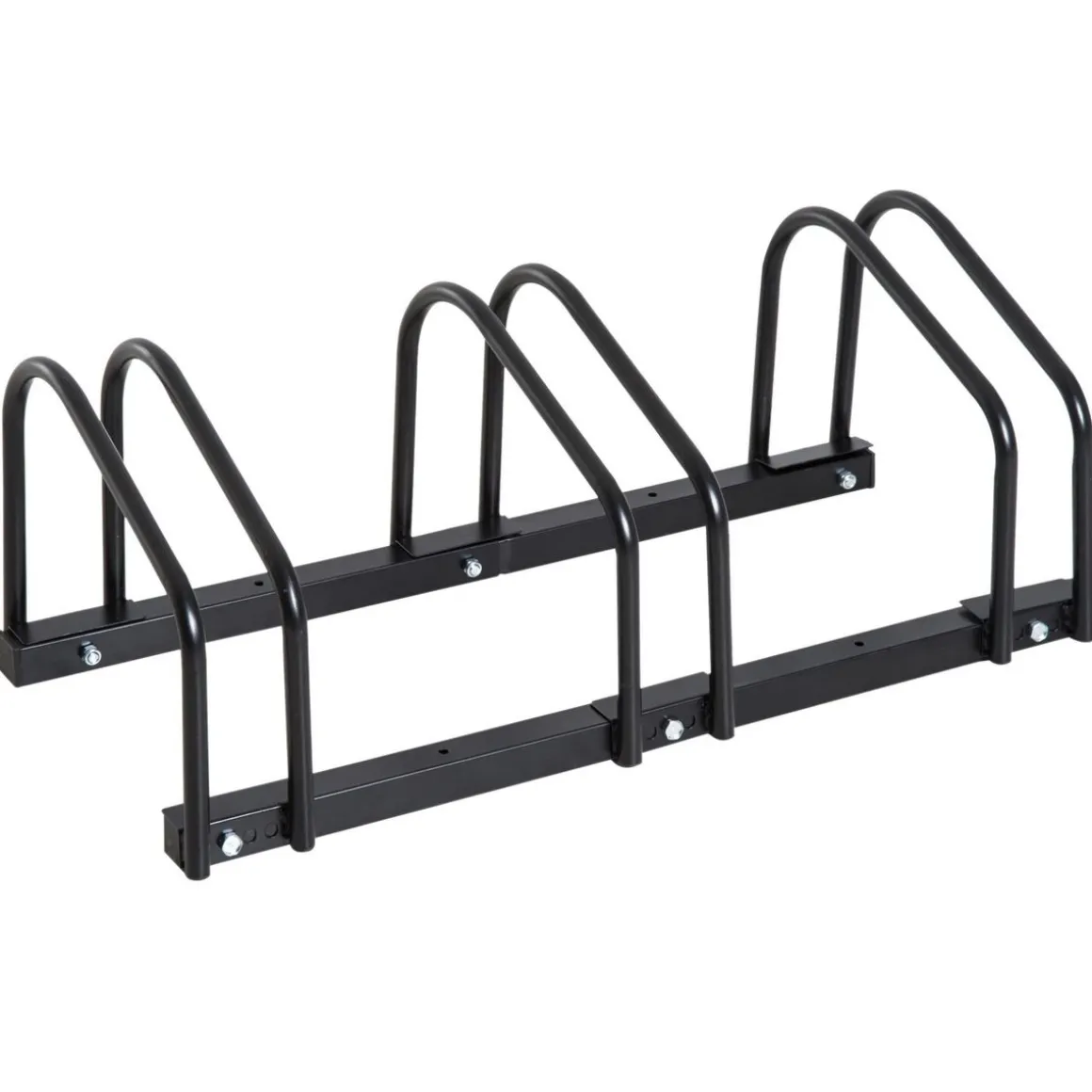 Râtelier 3 vélos dim. 76L x 33l x 27H cm acier galvanisé noir