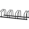 Râtelier 4 vélos dim. 179L x 33l x 27H cm acier galvanisé noir