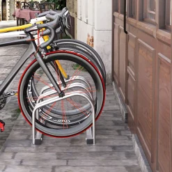 Râtelier 3 vélos dim. 70L x 33l x 27H cm acier galvanisé