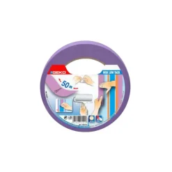 Ruban de masquage GEKO Surfaces délicates 25mm - 50m - Lilas