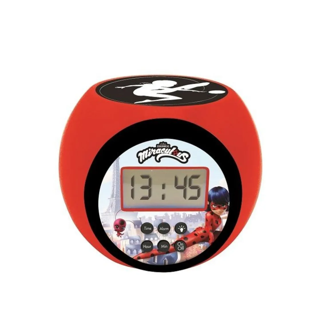 Réveil projecteur Miraculous avec minuteur
