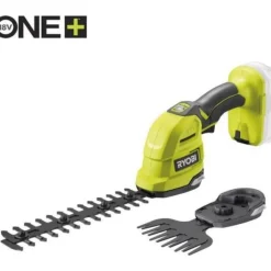 RYOBI - Cisaille a gazon / sculpteur de végétaux 18V ONE+ - Mallette de rangement + batterie 2,0 Ah & chargeur - RY18GSA-120T