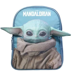 Sac à dos 31 cm avec détails 3D Baby Yoda Star Wars / The Mandalorian Bleu Bagtrotter