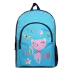 Sac à dos 37 cm avec poche Lili Lou Chat Bleu Bagtrotter