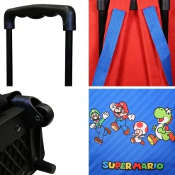 Sac à dos à roulettes 32 cm maternelle Super Mario Multicolore