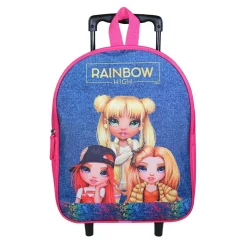 Sac à dos à roulettes 32 cm maternelle Rainbow High Multicolore