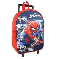 Sac à dos à roulettes 32 cm maternelle Spider-Man Bleu