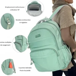 Sac à dos porte-ordinateur 16