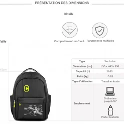 Sac à dos porte-ordinateur 16
