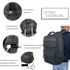 Sac à dos porte-ordinateur 17.3