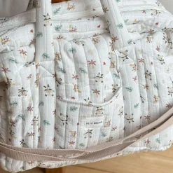 Sac à langer en gaze de coton et tapis de change Baby Panda