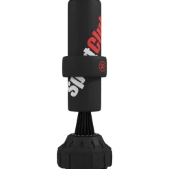 Sac de frappe boxe sur pied punching ball autoportant cible de touche réglable ventouses antidérapantes noir