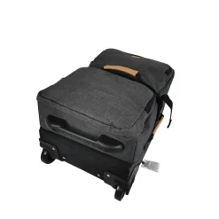 Sac de voyage à roulettes cabine gris 50x30x25cm - 30L