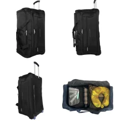 Sac de voyage avec roulettes 83L 70cm