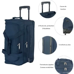 Sac de voyage cabine avec roulettes 34L 52cm