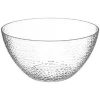 Saladier en Plastique Martelé 25cm Transparent
