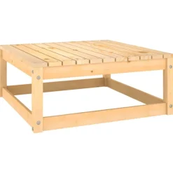 Salon de jardin 10 pcs avec coussins Bois de pin massif