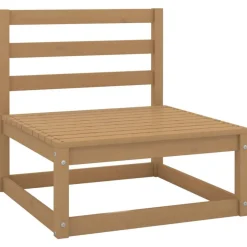 Salon de jardin 11 pcs bois de pin massif