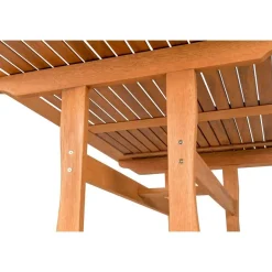 Salon de jardin repas Séoul - 1 Table + 8 chaises - Maple - Beige