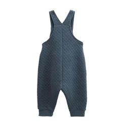 Salopette bébé en coton matelassé Félintrépide