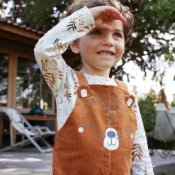 Salopette bébé en velours côtelé Malo