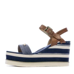 Sandales compensées Bleu Femme Beppi Wedge