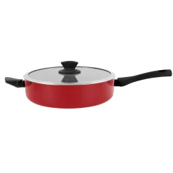 Sauteuse acier tous feux dont induction 28 cm revêtement anti adhérent