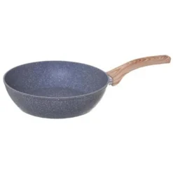 Sauteuse en Aluminium Nature 28cm Gris