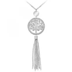 Sautoir arbre de vie SC Crystal orné de Cristaux scintillants