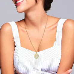 Sautoir cœur SC Bohème orné de Cristaux scintillants