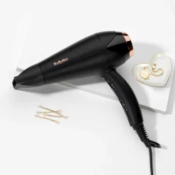 Sèche cheveux avec diffuseur fonction ionique D570DE - Noir