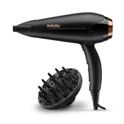 Sèche cheveux avec diffuseur fonction ionique D570DE - Noir