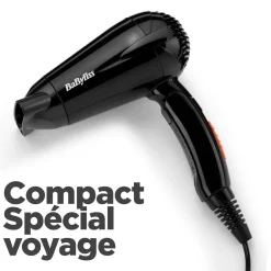Sèche cheveux de voyage 5344E - Noir