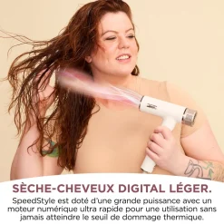 Sèche cheveux SPEEDSTYLE HD333EU - Blanc