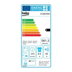 Sèche linge à condensation DCB816W