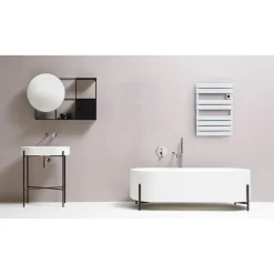 Sèche serviette électrique CAMERON Blanc Aluminium 500W