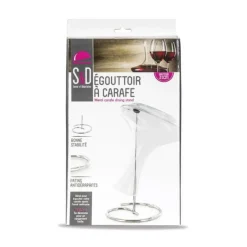 Séchoir & Égouttoir en Métal Carafe 31cm Argent