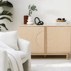 Sculpture Déco Abstraite Keyla 25cm Noir