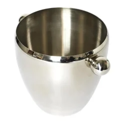 Seau à Glace en Métal Champagne 1L Argent