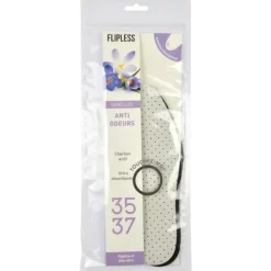 Semelles Chaussures Anti Odeurs Taille 35/37 Gris