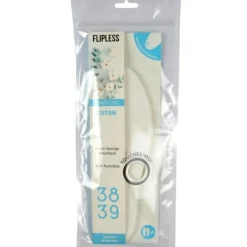 Semelles Chaussures Coton Taille 38/39 Blanc