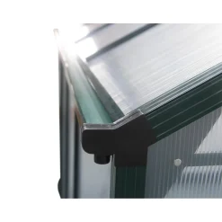 Serre jardin polycarbonate Dahlia Vert Sapin 13,29 m²