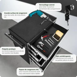 Servante d'atelier 5 tiroirs