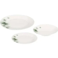 Service de Table 18 Pièces Bengal 26cm Blanc